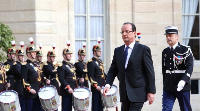 Trong lễ nhậm chức tổng thống Pháp