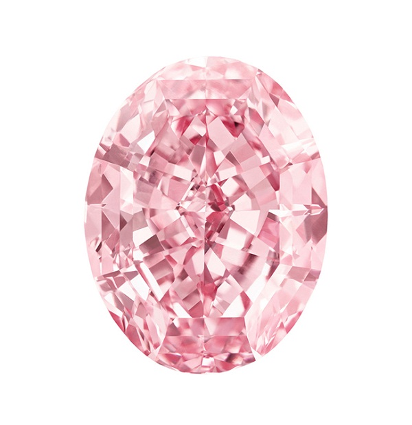 Kim cương Pink Star 59,5 carat do hãng De Beers tìm được vào năm 1999