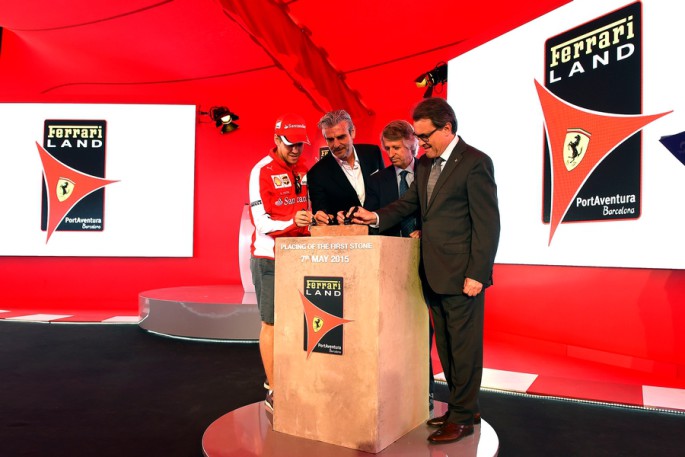 a-symbolic-first-brick-from-the-home-of-Enzo-Ferrari-was-laid-at-the-site-of-FerrariLand