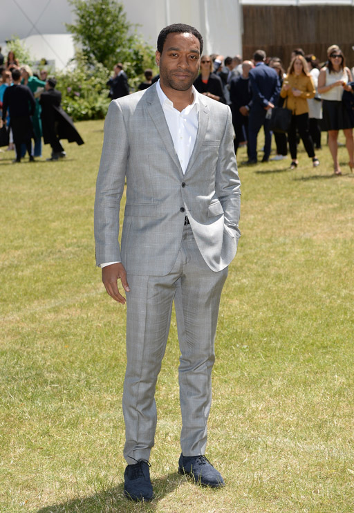arrives at Burberry Menswear Spring/Summer 2016 show at Kensington Gardens on June 15, 2015 in London, England.